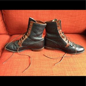 Justin Boots - Black and Brown